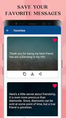 Friendship Quotes & Messages android App screenshot 1