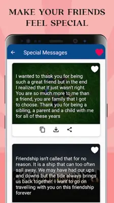 Friendship Quotes & Messages android App screenshot 2